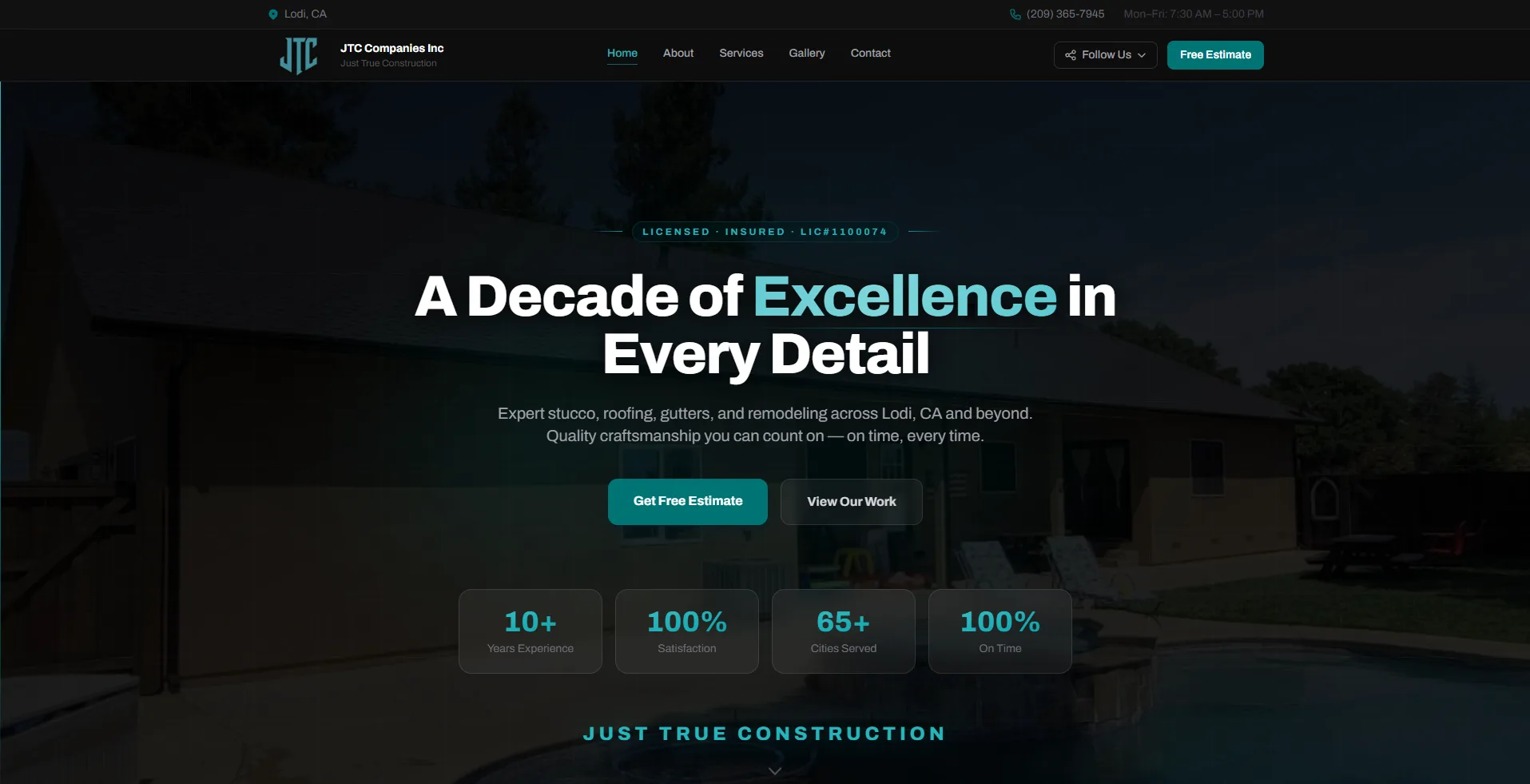JTC Companies Inc website screenshot